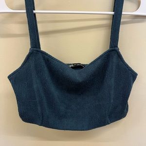 Navy blue Zara top